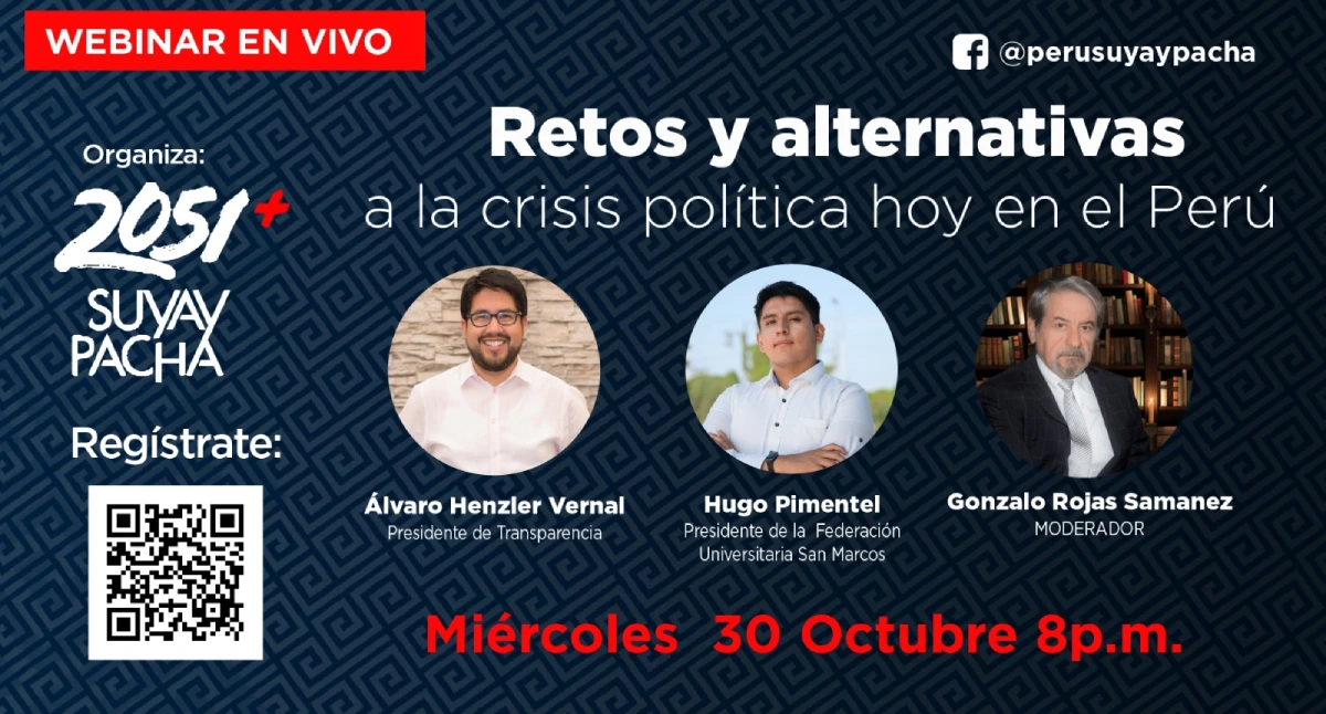 Retos y alternativas a la crisis política hoy en el Perú Portada